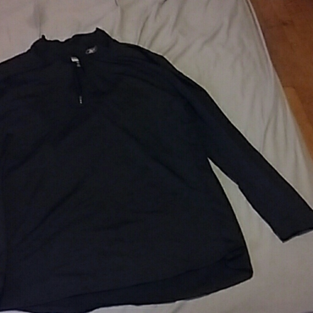 Black reebok long sleeve shirt