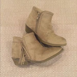 Toddler Girl Fringe Ankle Boots