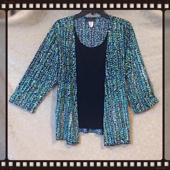 🆕 TOP & JACKET ONE PIECE by BRITTANY BLACK - Picture 5 of 5