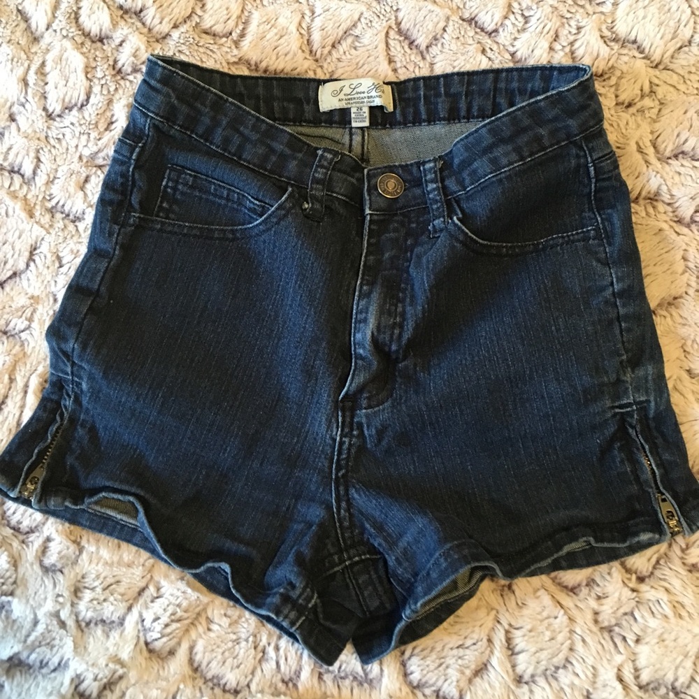 High Waisted Jean Shorts