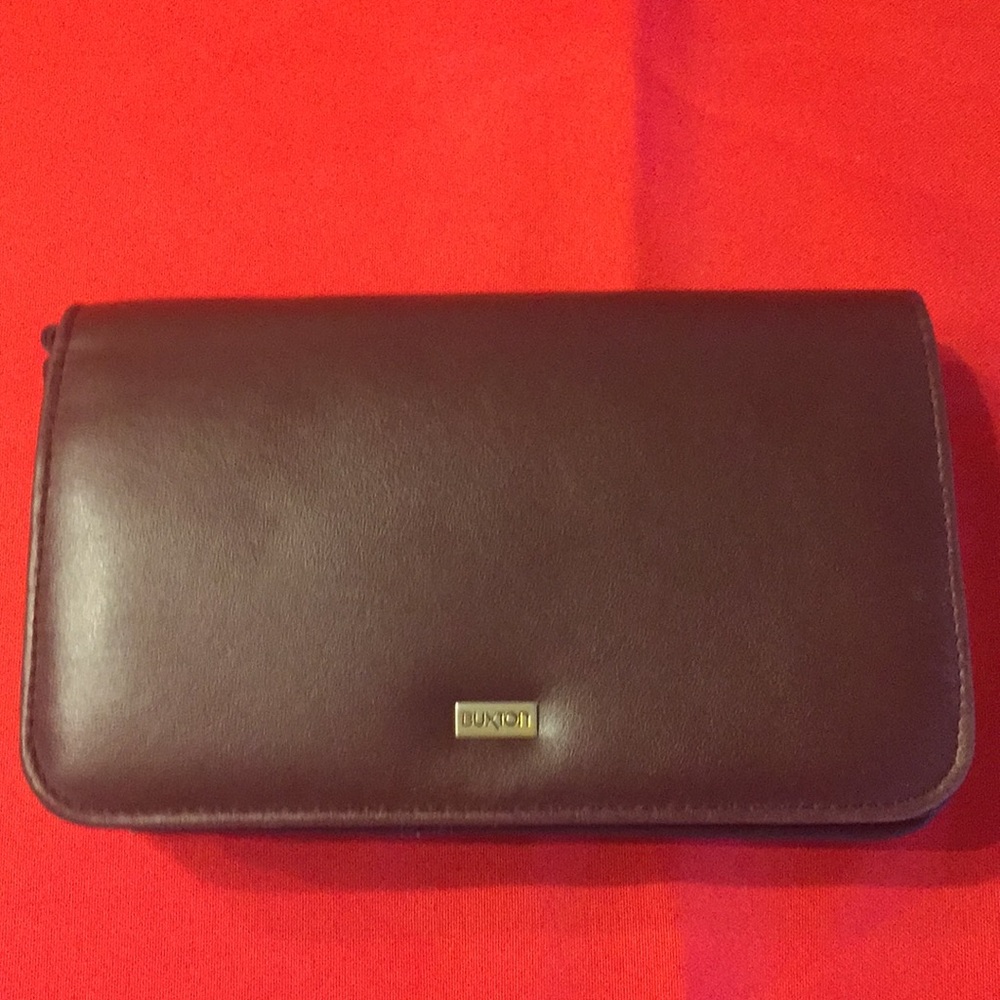 Roomy “wallet” on a strap