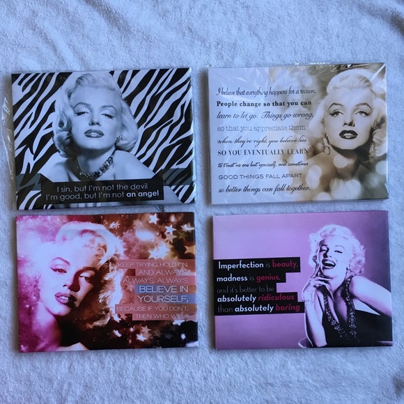 [[[ •SOLD• ]]] 🚫 Marilyn Monroe canvas posters - Picture 1 of 6