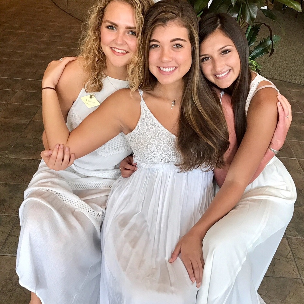 Middle dress! Backless maxi