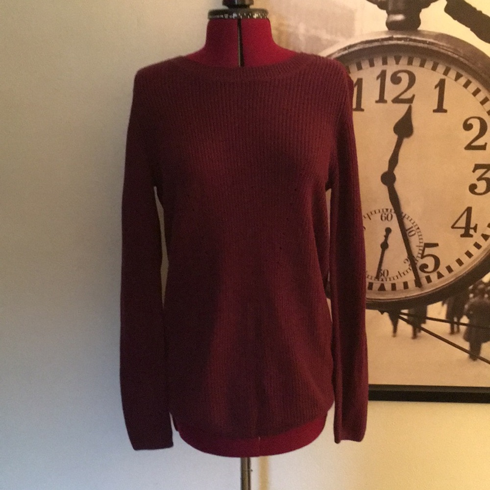 Burgundy Limited Sweater