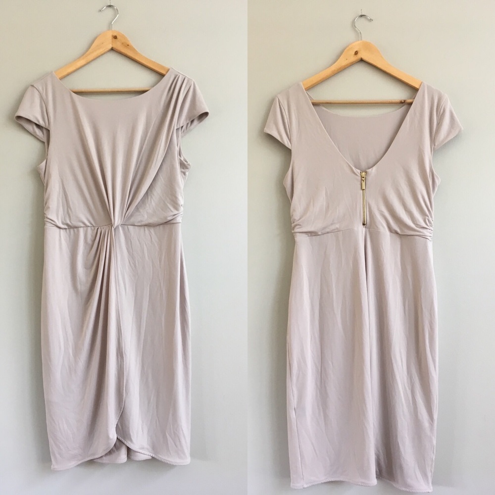 VS Nude Low Back Dress