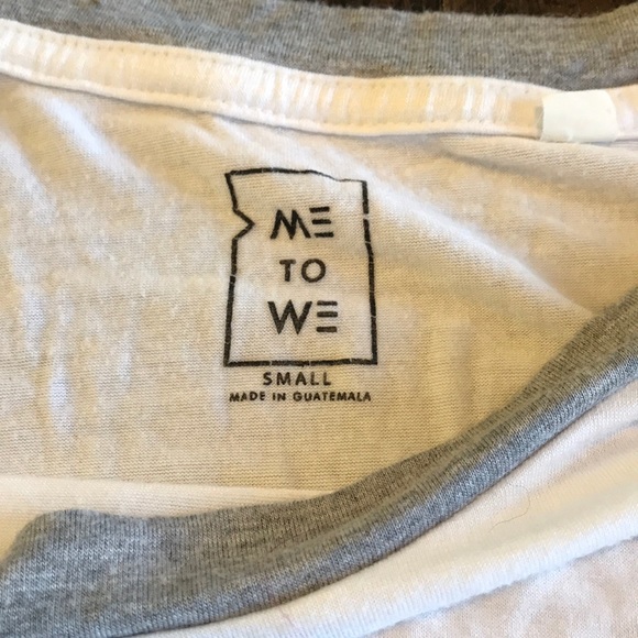 GUC me to we with gray ringer crop size S - Picture 2 of 4