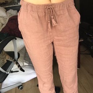 Madewell linen high waisted pants🎀