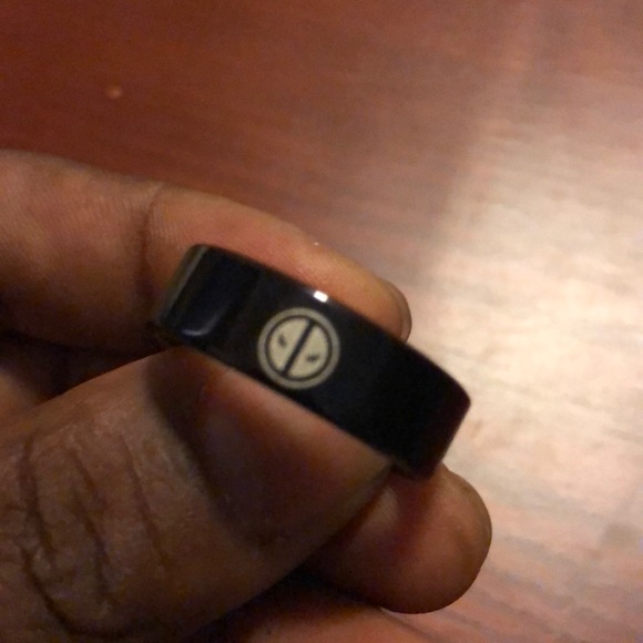 Titanium DeadPool Ring - Picture 2 of 2
