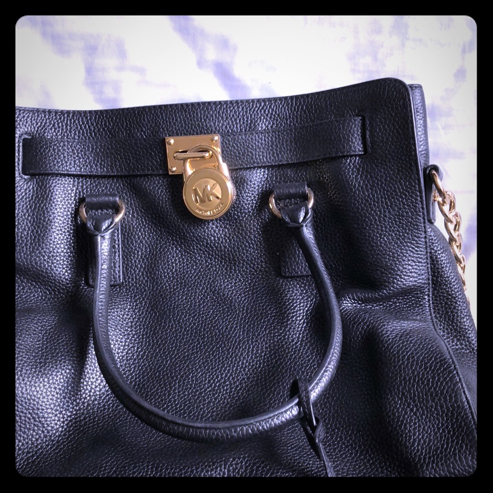 Authentic Leather Hamilton Michael Kors Purse