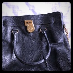 Authentic Leather Hamilton Michael Kors Purse