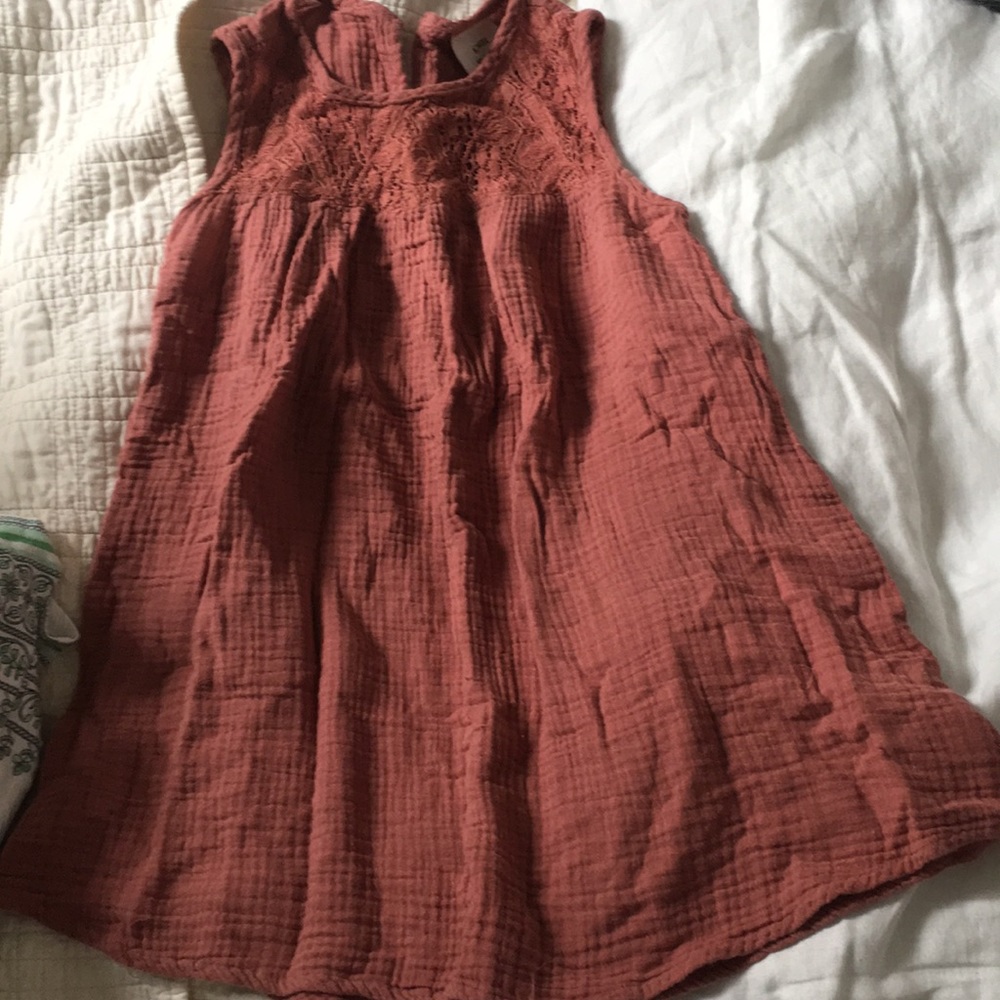 Knox Rose by Target Coral Lace Shirt