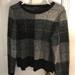 Rag and bone wool plaid sweater Medium