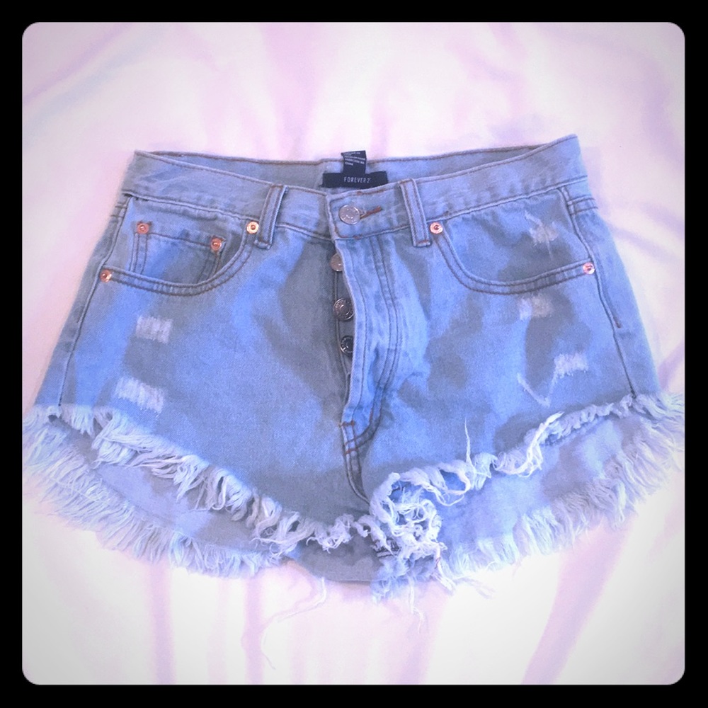 Fringed shorts