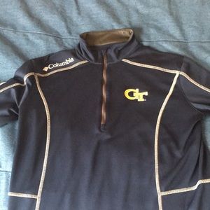 Columbia golf Georgia Tech Pullover size S