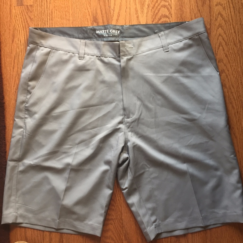 Matte Grey Shorts