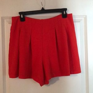 Coral shorts by Gianni Bini