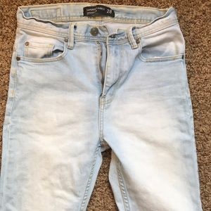 Light blue skinny jeans