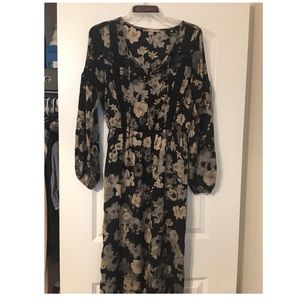 Long sleeve maxi dress