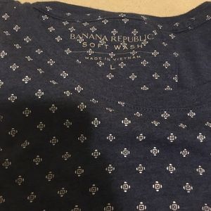 Casual Winter ‘17 Blue Banana Republic T - Shirt