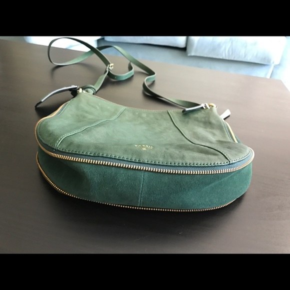 NWOT Forest Green Fossil Crossbody - Picture 3 of 5