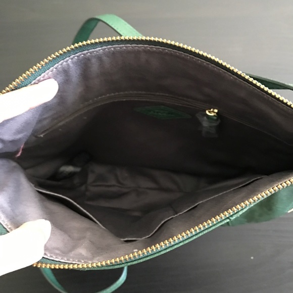 NWOT Forest Green Fossil Crossbody - Picture 5 of 5