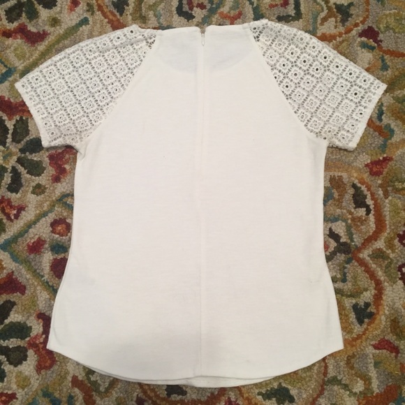 J. CREW Embroidered Top in Size XXS in Beige - Picture 6 of 6