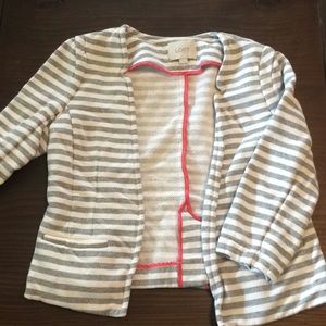 LOFT Striped Blazer