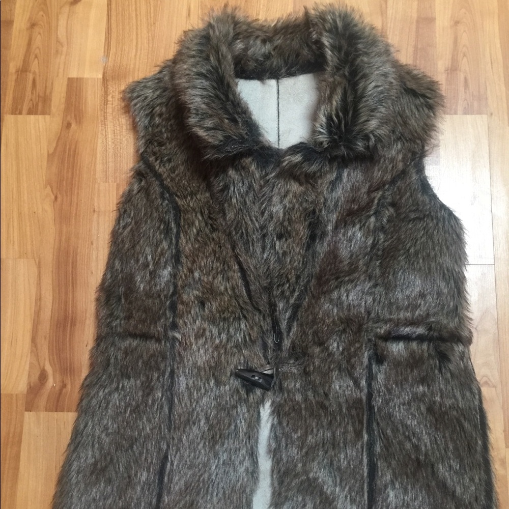 Reversible Faux Fur Vest