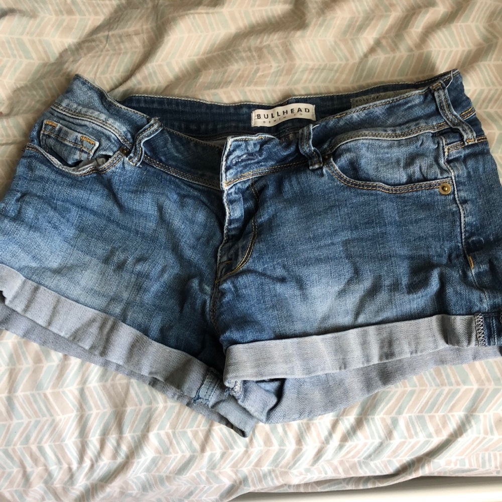 denim shorts