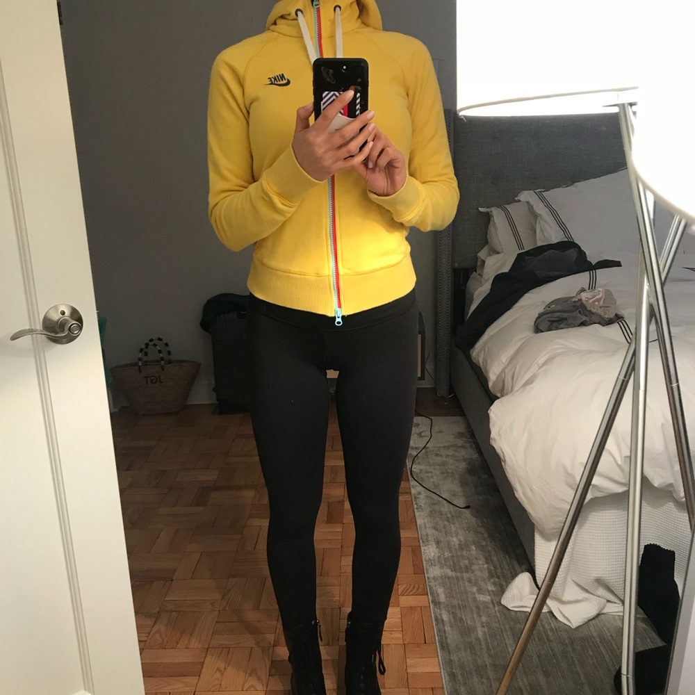 Nike two-tone zipper sweatshirt