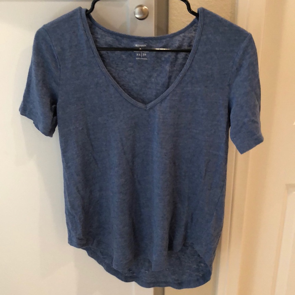 Blue vneck