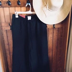 Merona Black Wide Leg Pant - Size Small Regular
