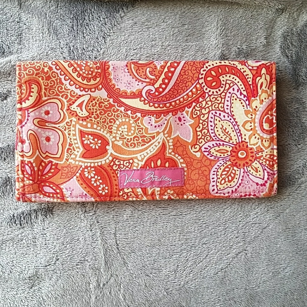 Vera Bradley Check Book Cover / Wallet