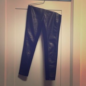 Ann Taylor Faux Leather Leggings