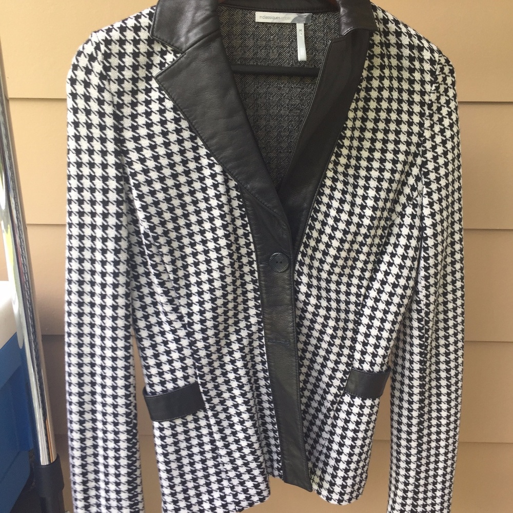 Houndstooth Sweater/blazer