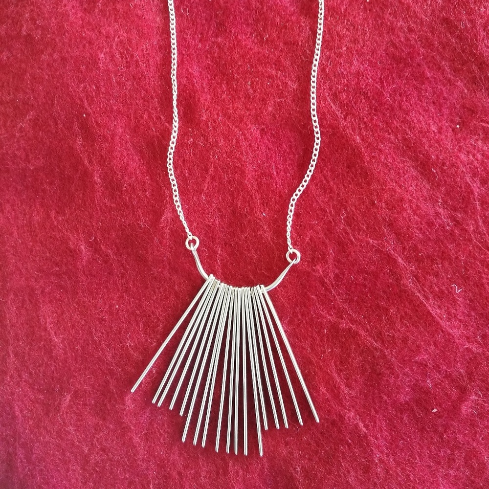 Vintage One of A Kind Silver Necklace