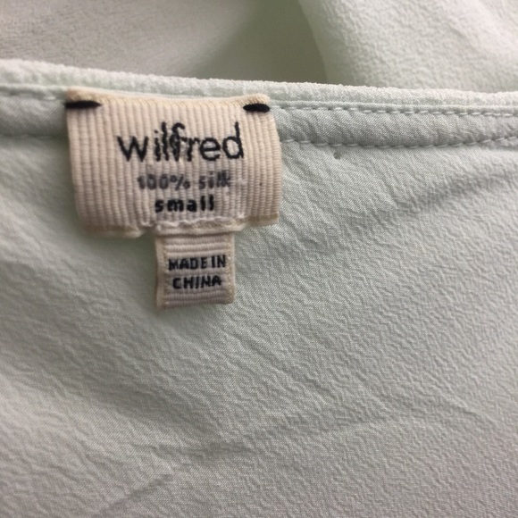 Wilfred Seafoam Green Silk Tiered Midi Dress - Picture 5 of 8