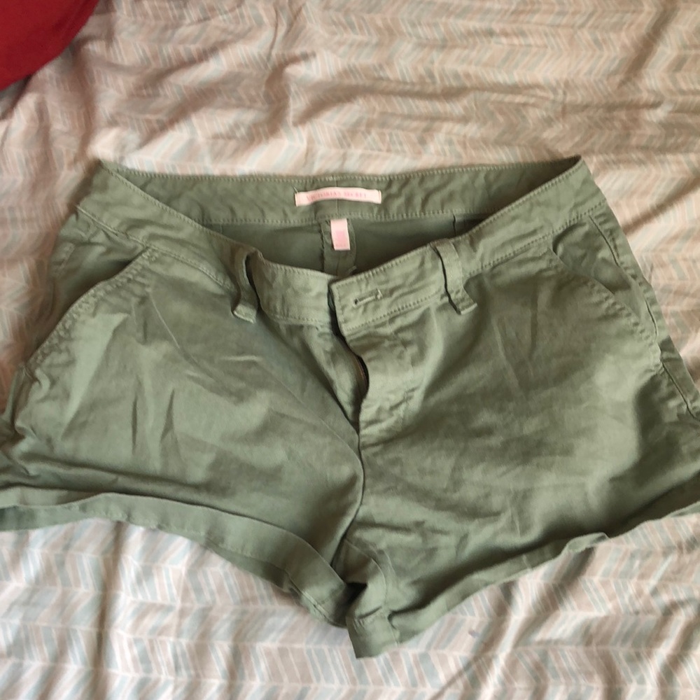 green shorts