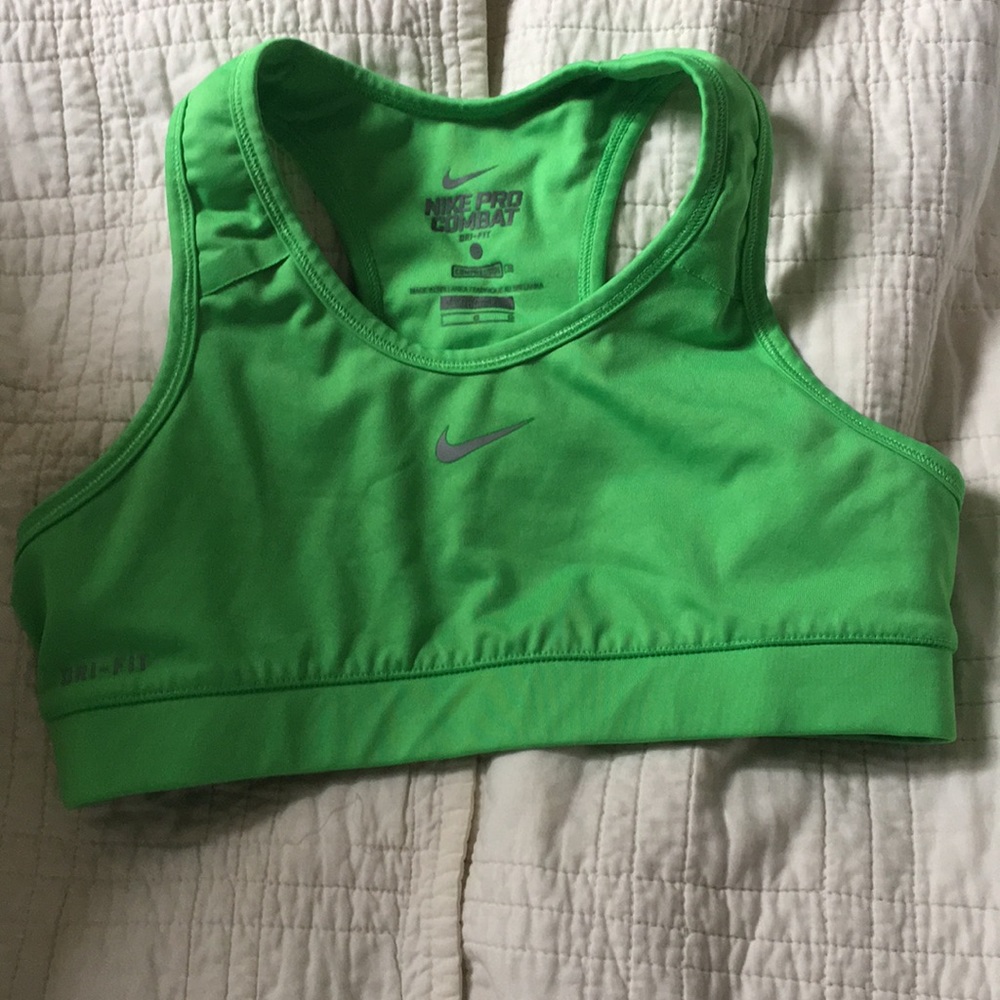 Nike Girls Green Active Sports Bra