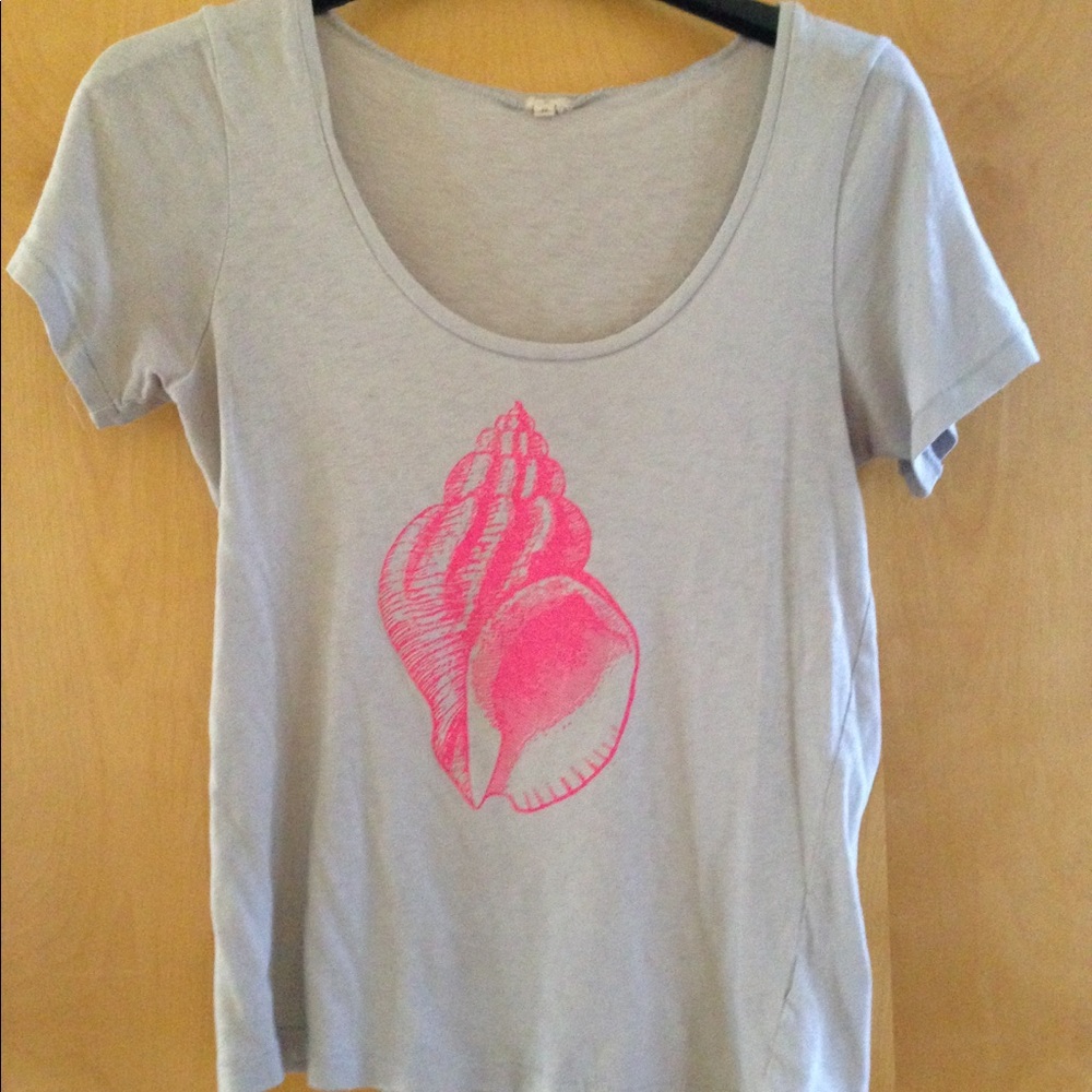 J. Crew seashell t-shirt