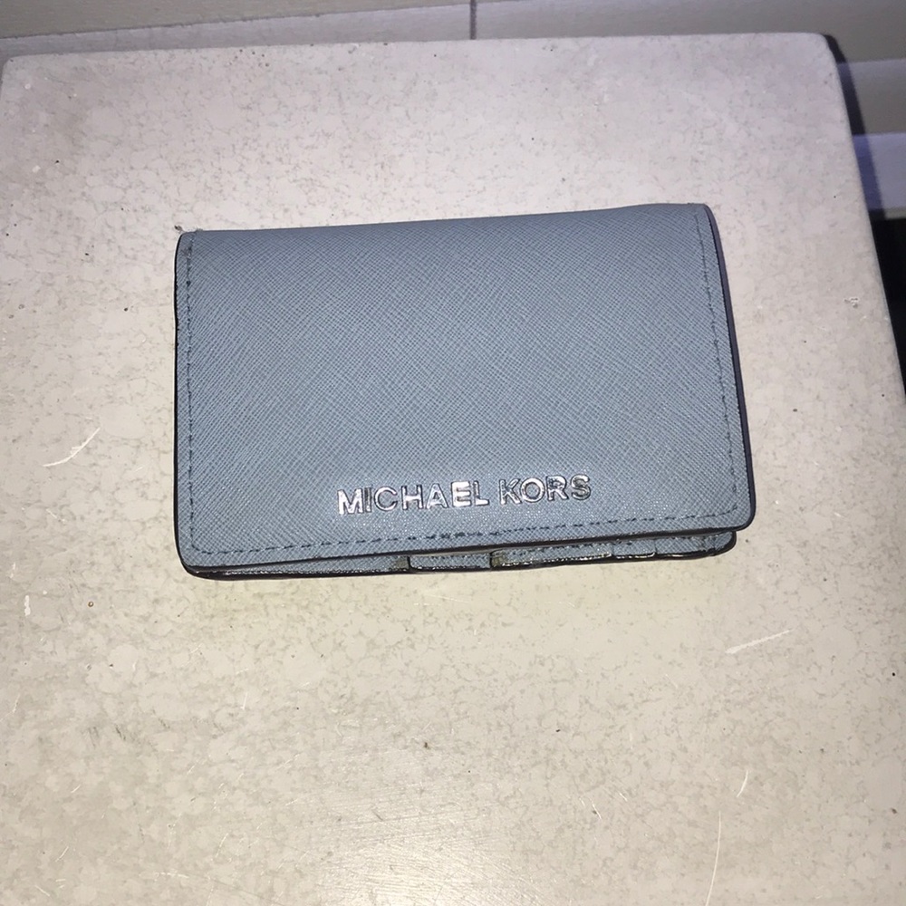 Blue Michael Kors Wallet