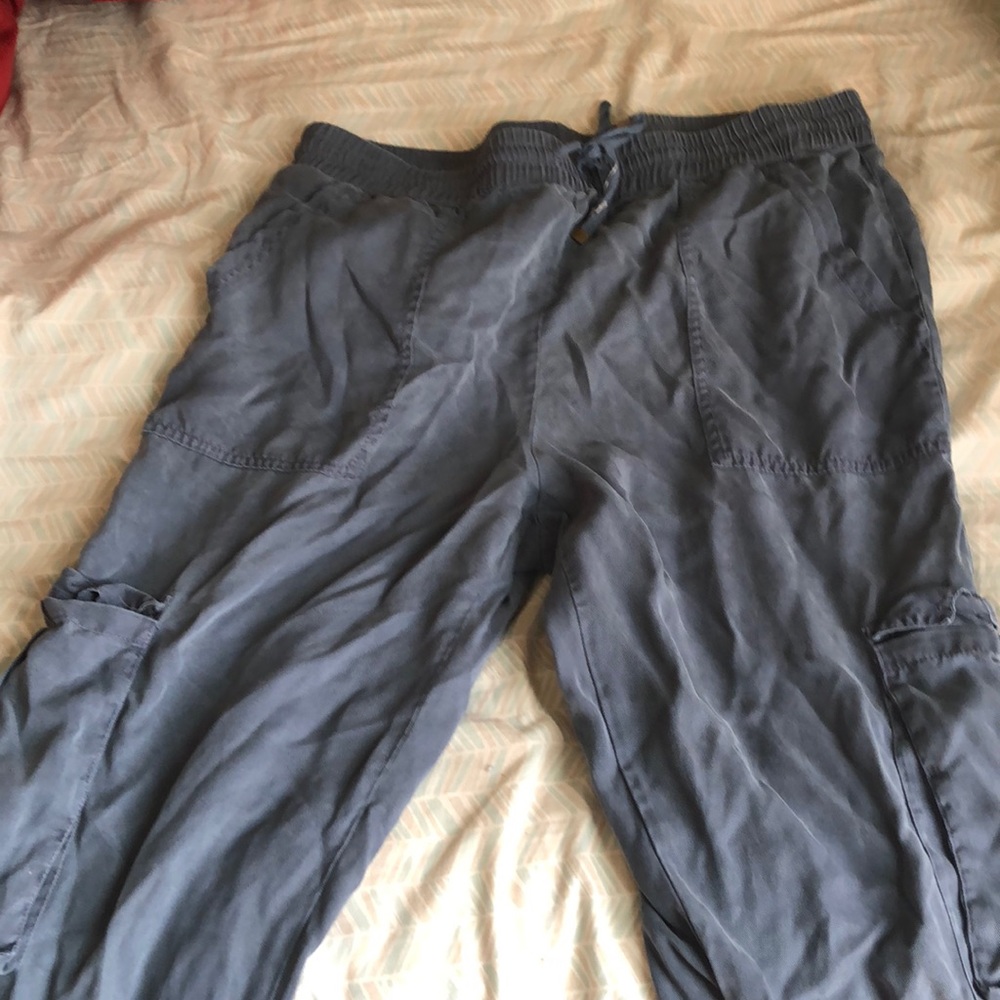 blue joggers
