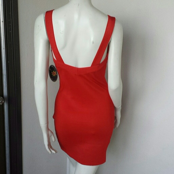 Nwt Wow Couture Red Dress - Picture 4 of 6