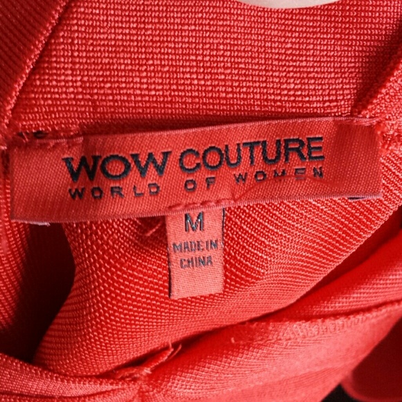 Nwt Wow Couture Red Dress - Picture 5 of 6