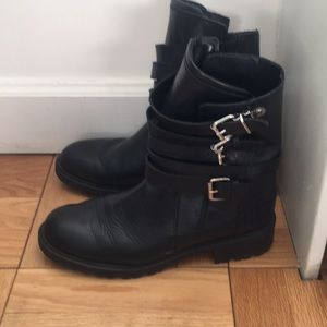 Zara combat boots