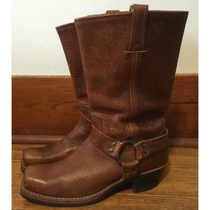 Frye Harness Boot, Cognac, Women's Size 10