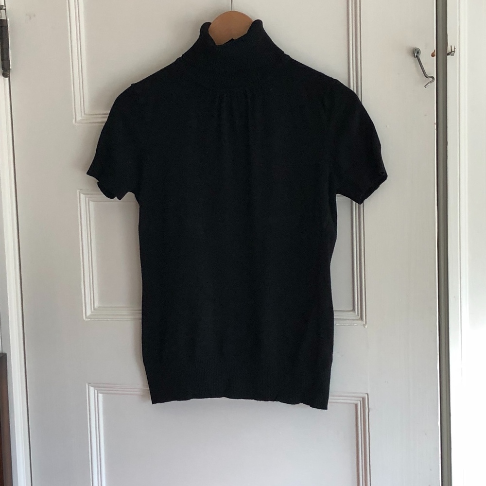H&M Short Sleeve Turtleneck Sweater