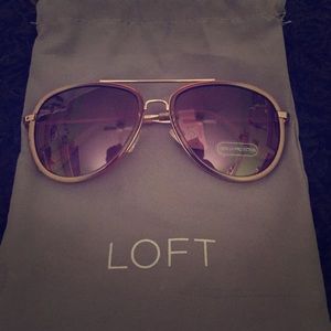 Loft Sunglasses. Aviator style. Brand new.