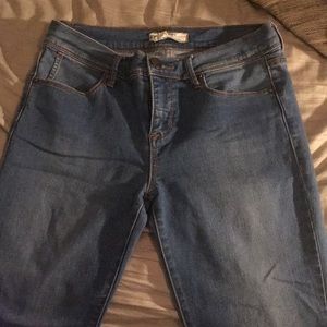 super stretch Free People skinny jeans