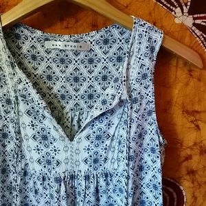 Max Studio Sleeveless Peasant Top